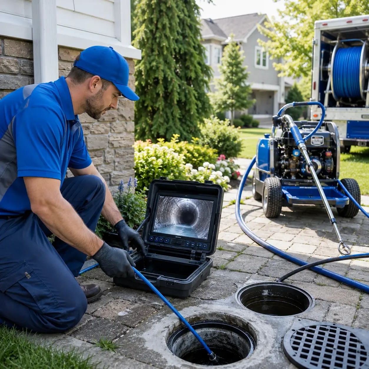 Outdoor drain cleaning professionals serving Leicester, NY